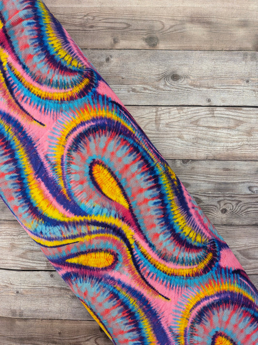 Psychedelic Waves Needlecord Corduroy