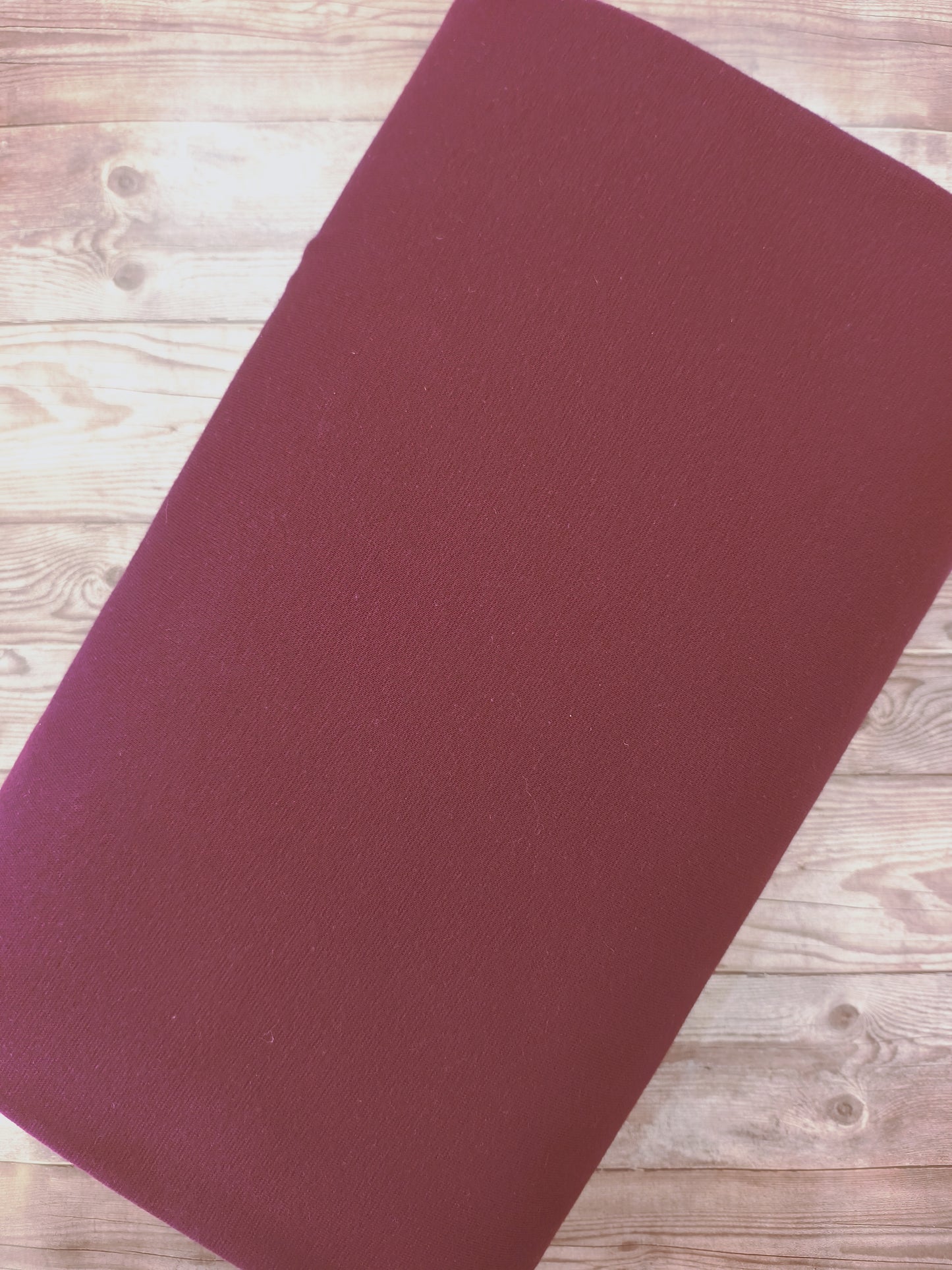 Aubergine Tubular Cotton Ribbing Jersey