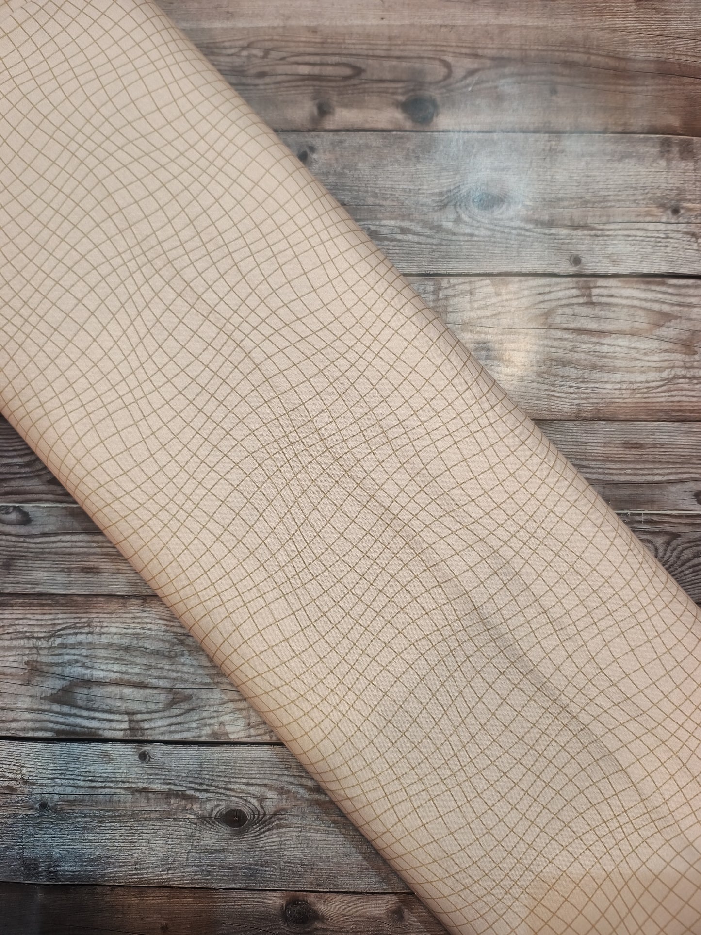 Beige Crisscross Blender Cotton