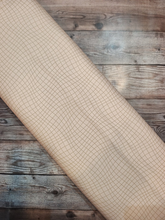 Beige Crisscross Blender Cotton