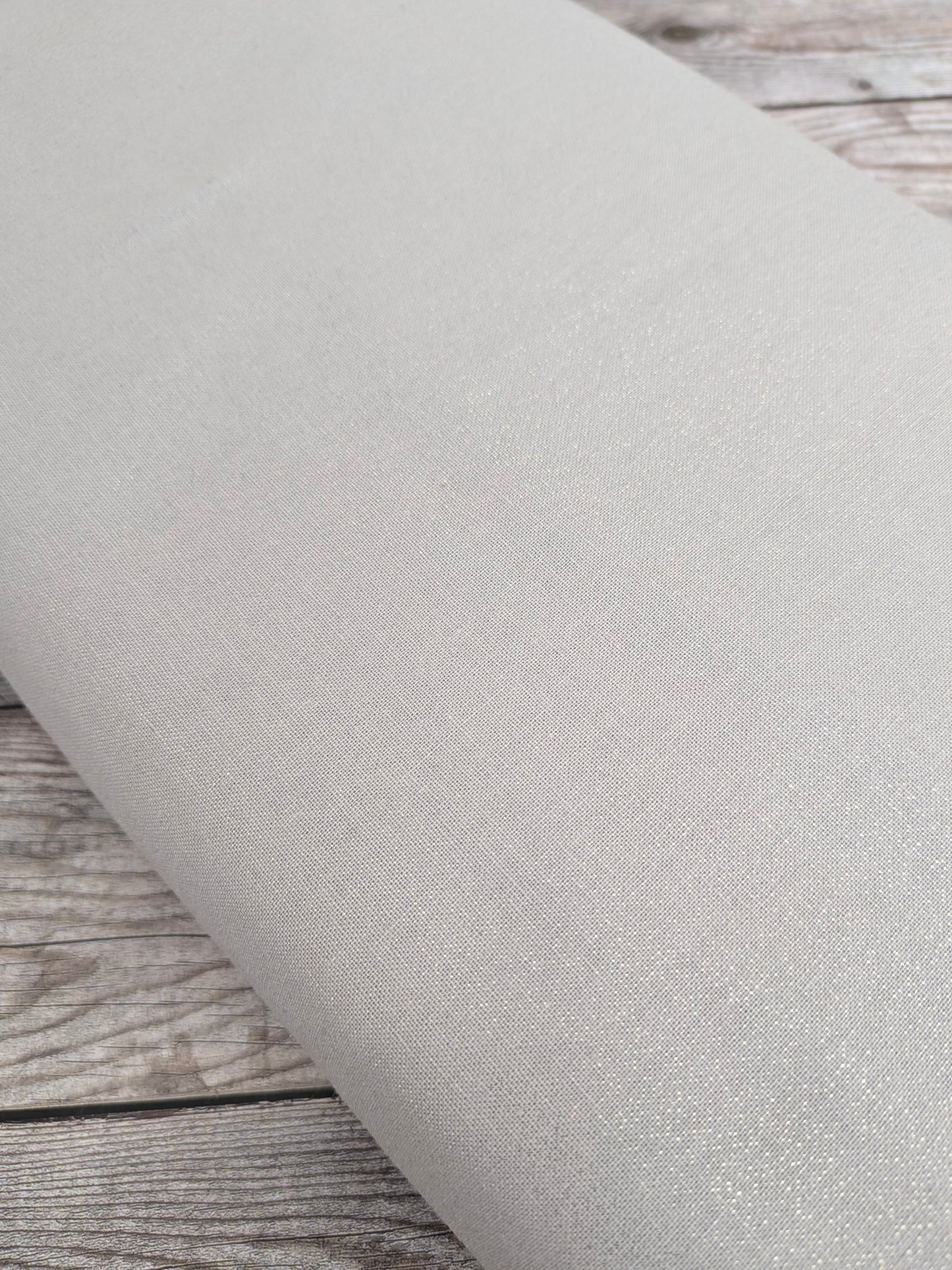 Ash Grey Shimmer Foil Cotton