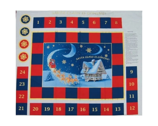Christmas is Coming Advent Calendar Panel