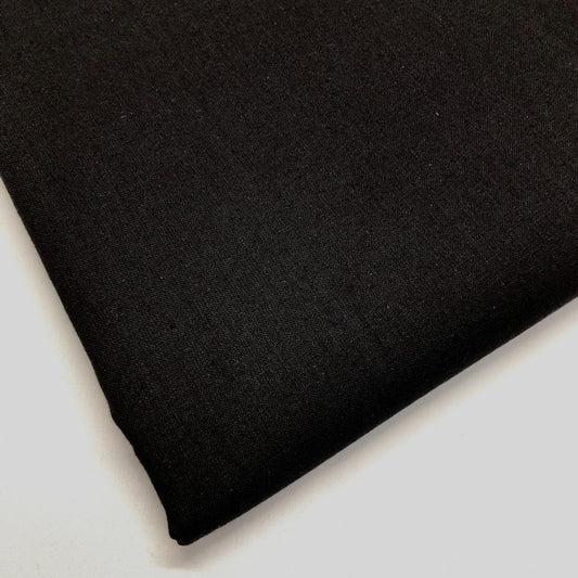 Plain Black Cotton