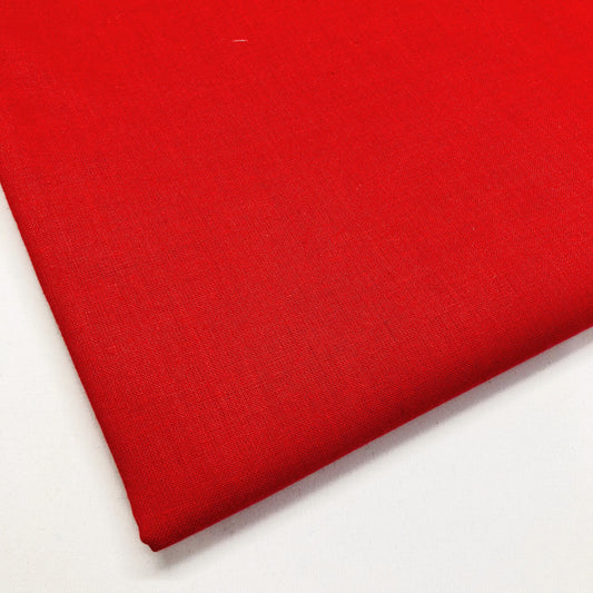 Plain Red Cotton