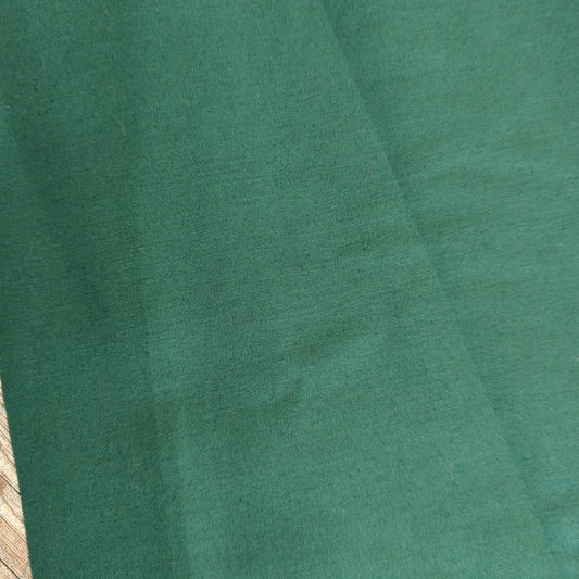 100% Cotton Poplin Plain Bottle Green