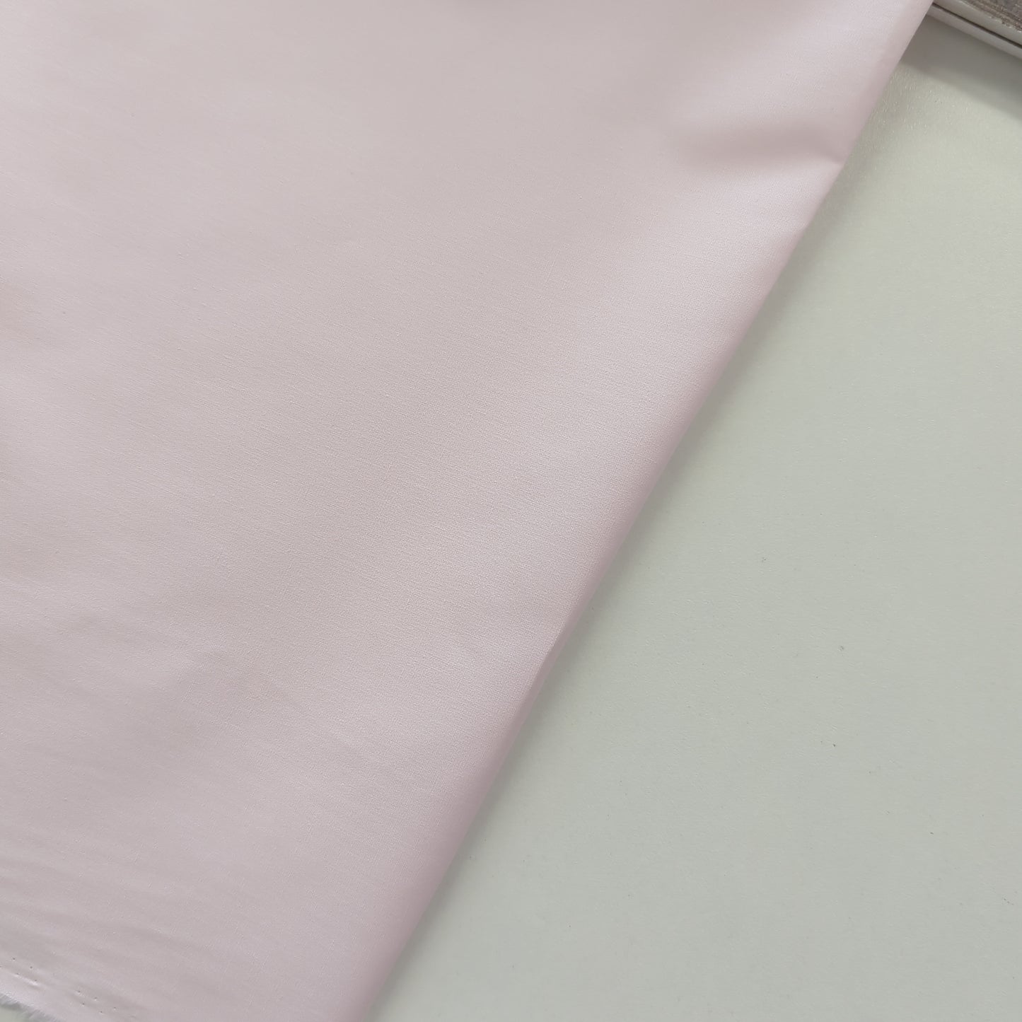 100% Cotton Poplin Plain Pale Pink