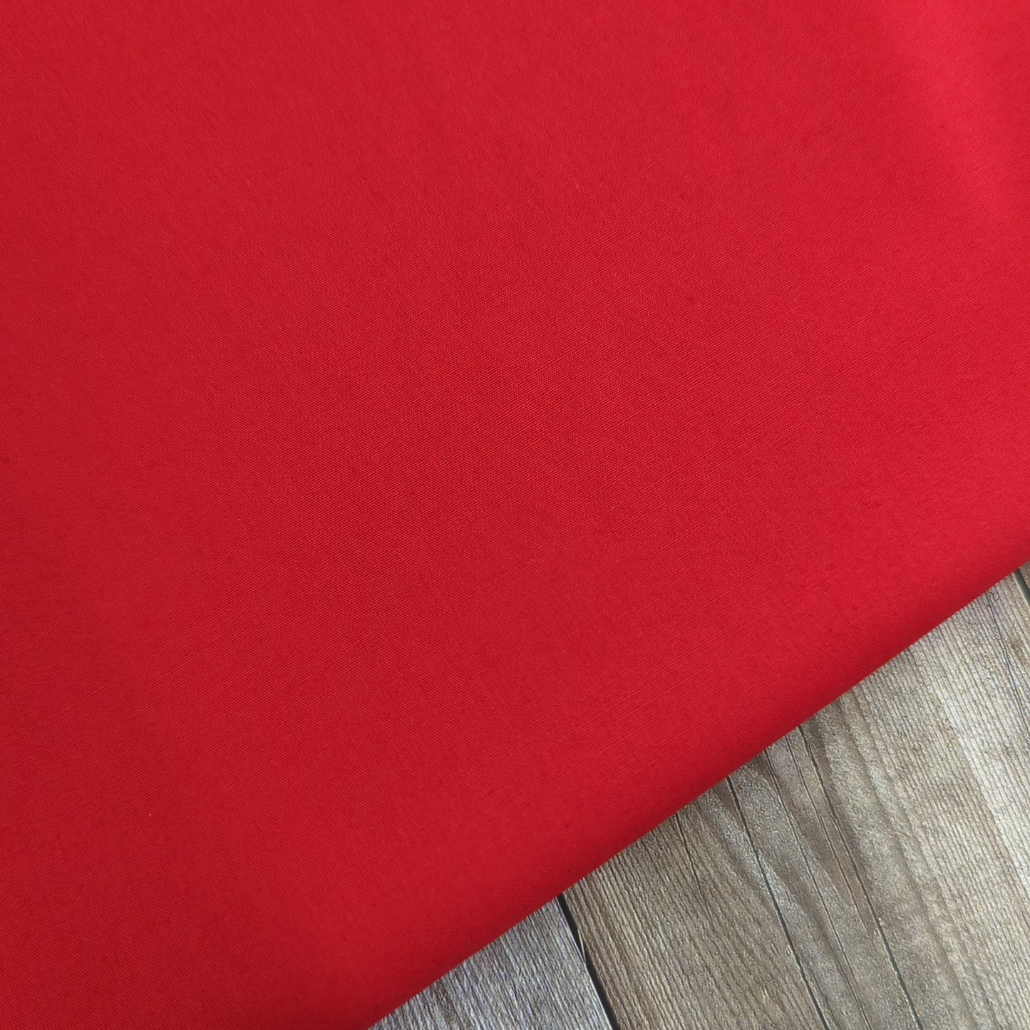 100% Cotton Poplin Plain Red