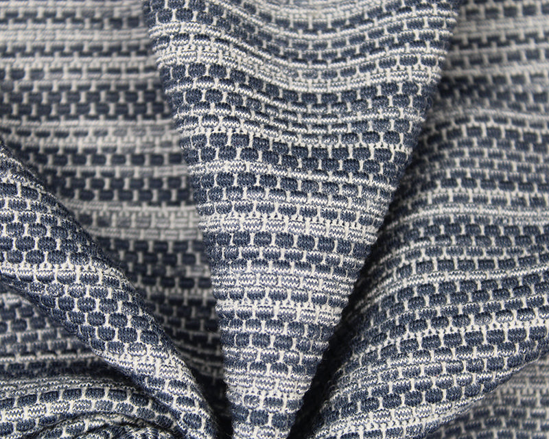 Honeycomb Stretch Navy Marl