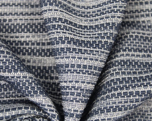 Honeycomb Stretch Navy Marl