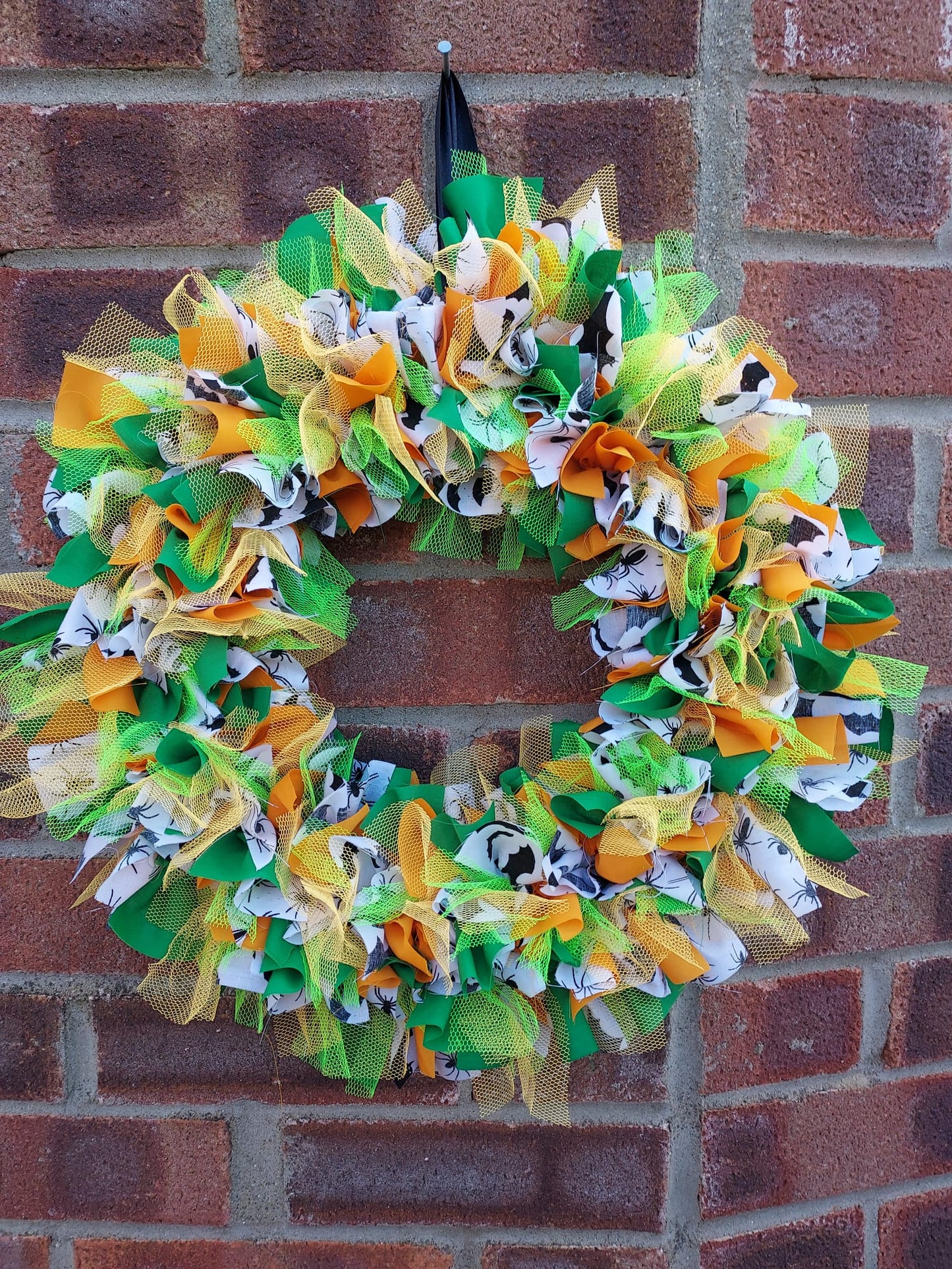 Halloween Rag Wreath Kit