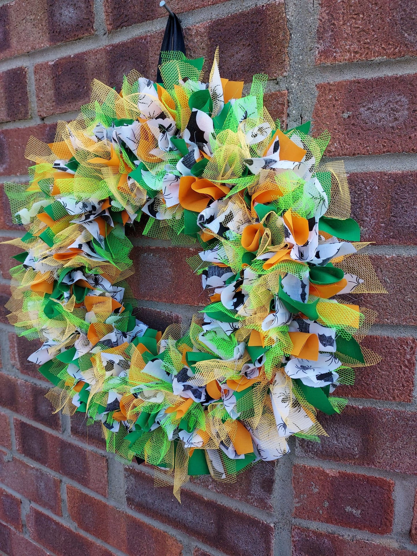 Halloween Rag Wreath Kit