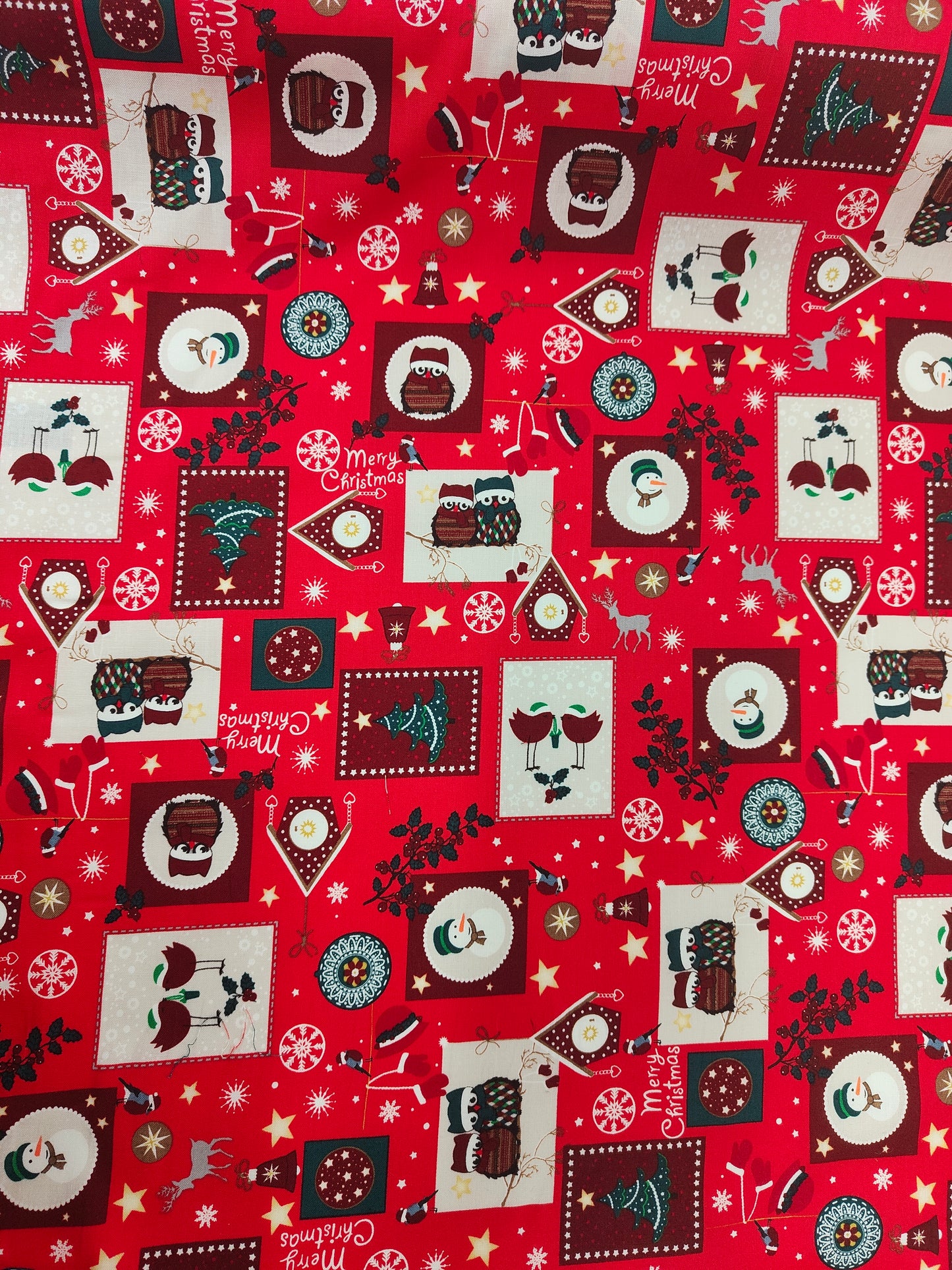 Red Christmas Cotton