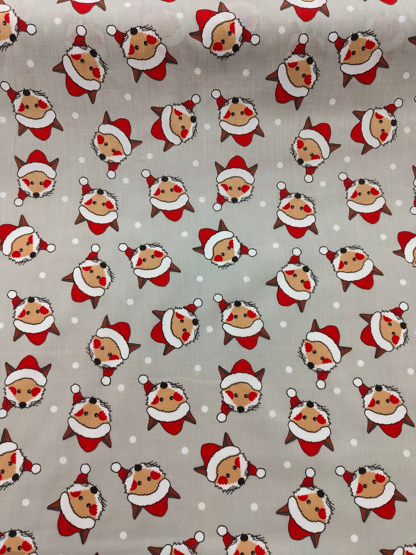 Festive Foxy Polycotton