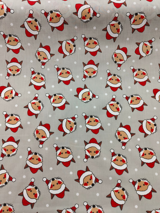 Festive Foxy Polycotton