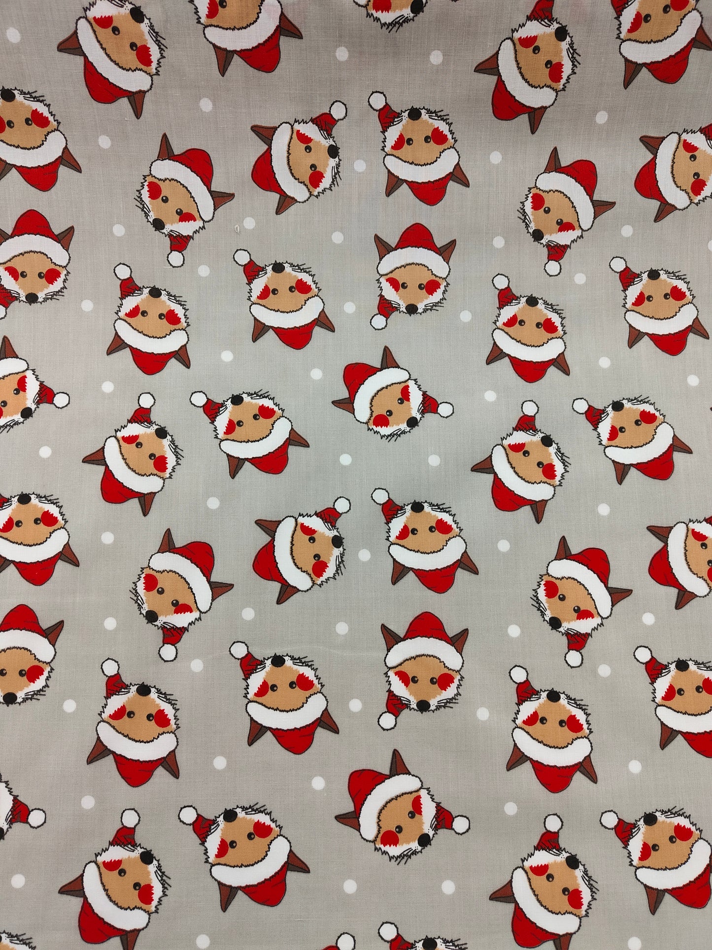 Festive Foxy Polycotton