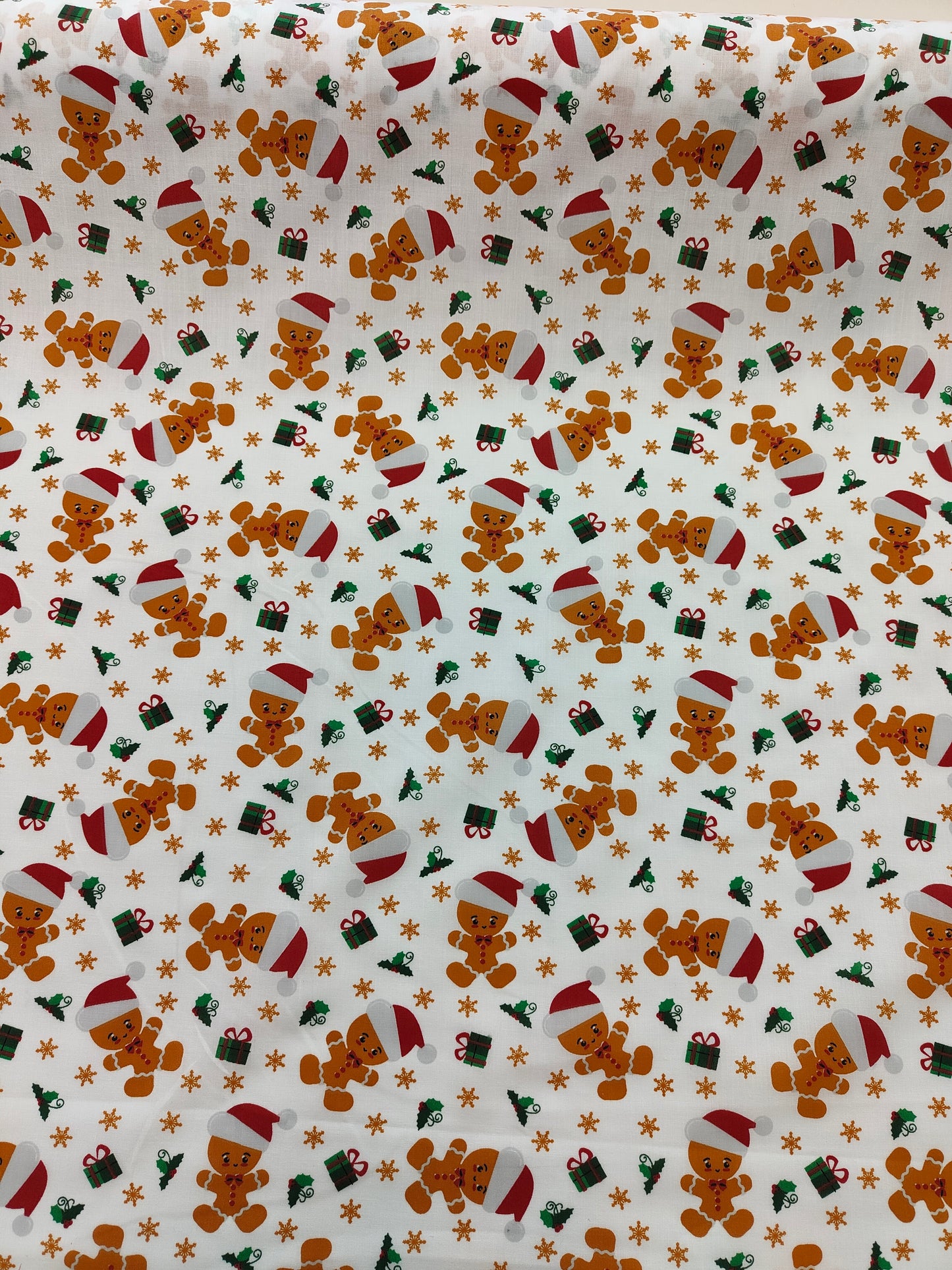 Christmas Ginger Polycotton