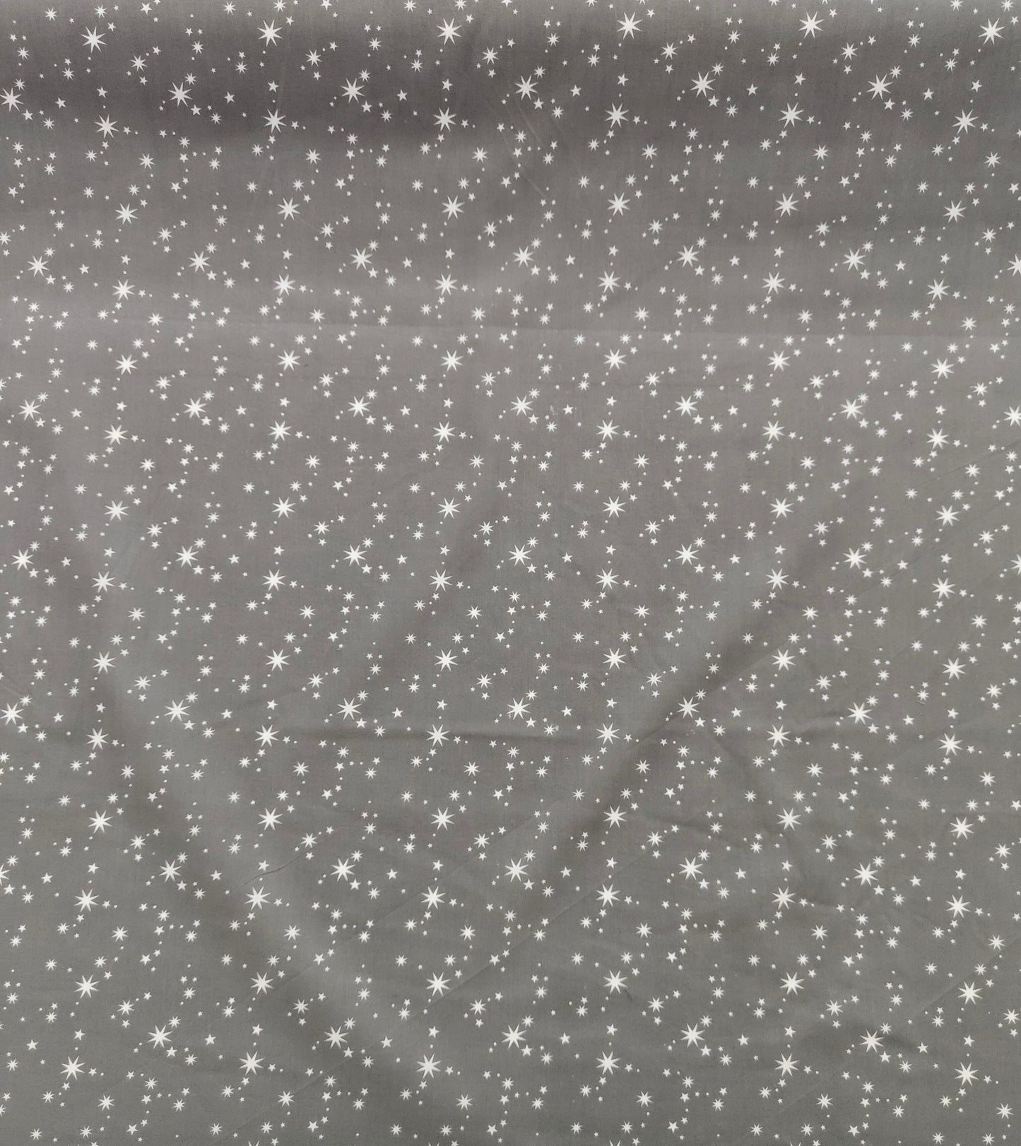 Star So Bright Polycotton Grey