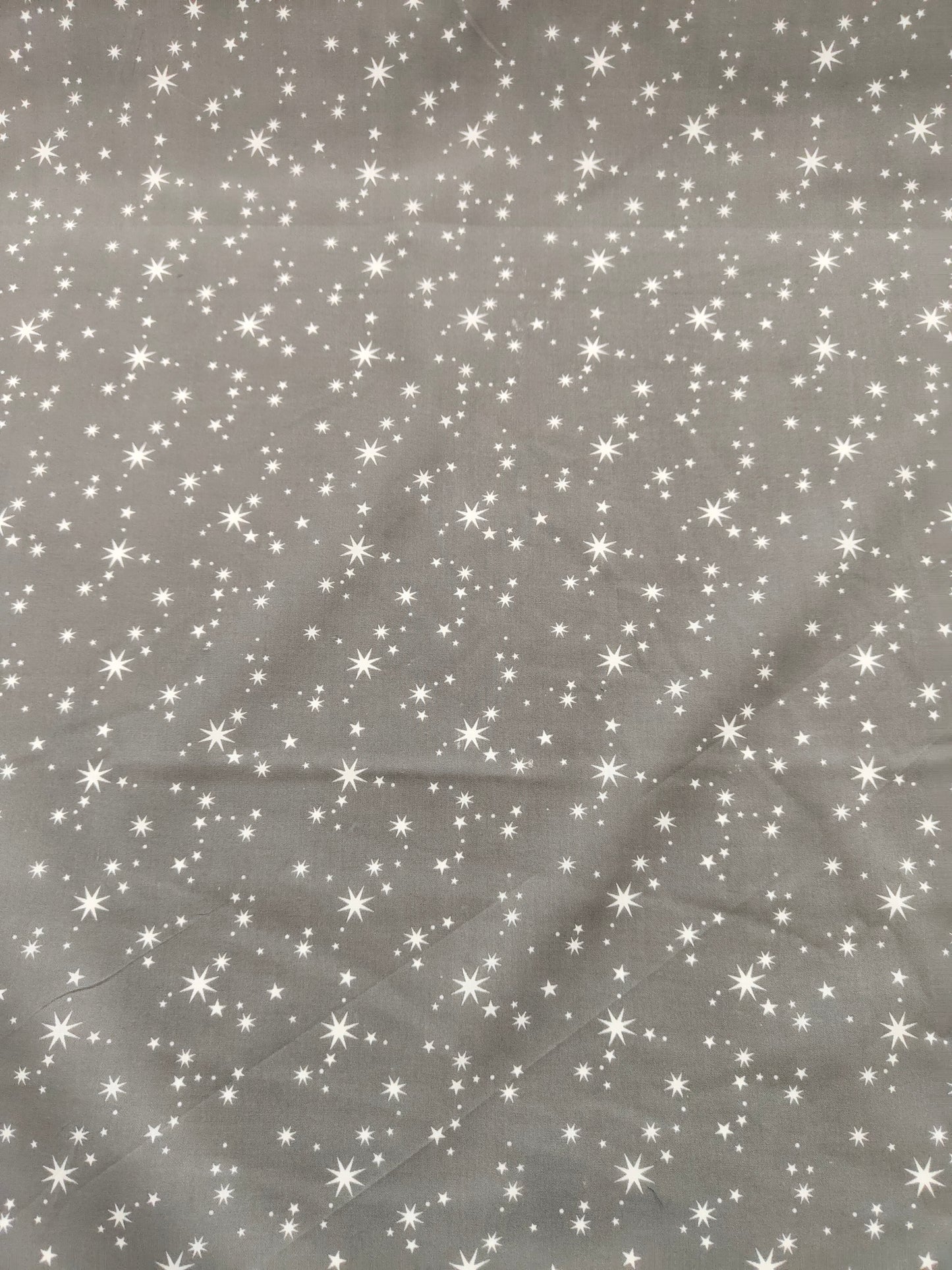 Star So Bright Polycotton Grey