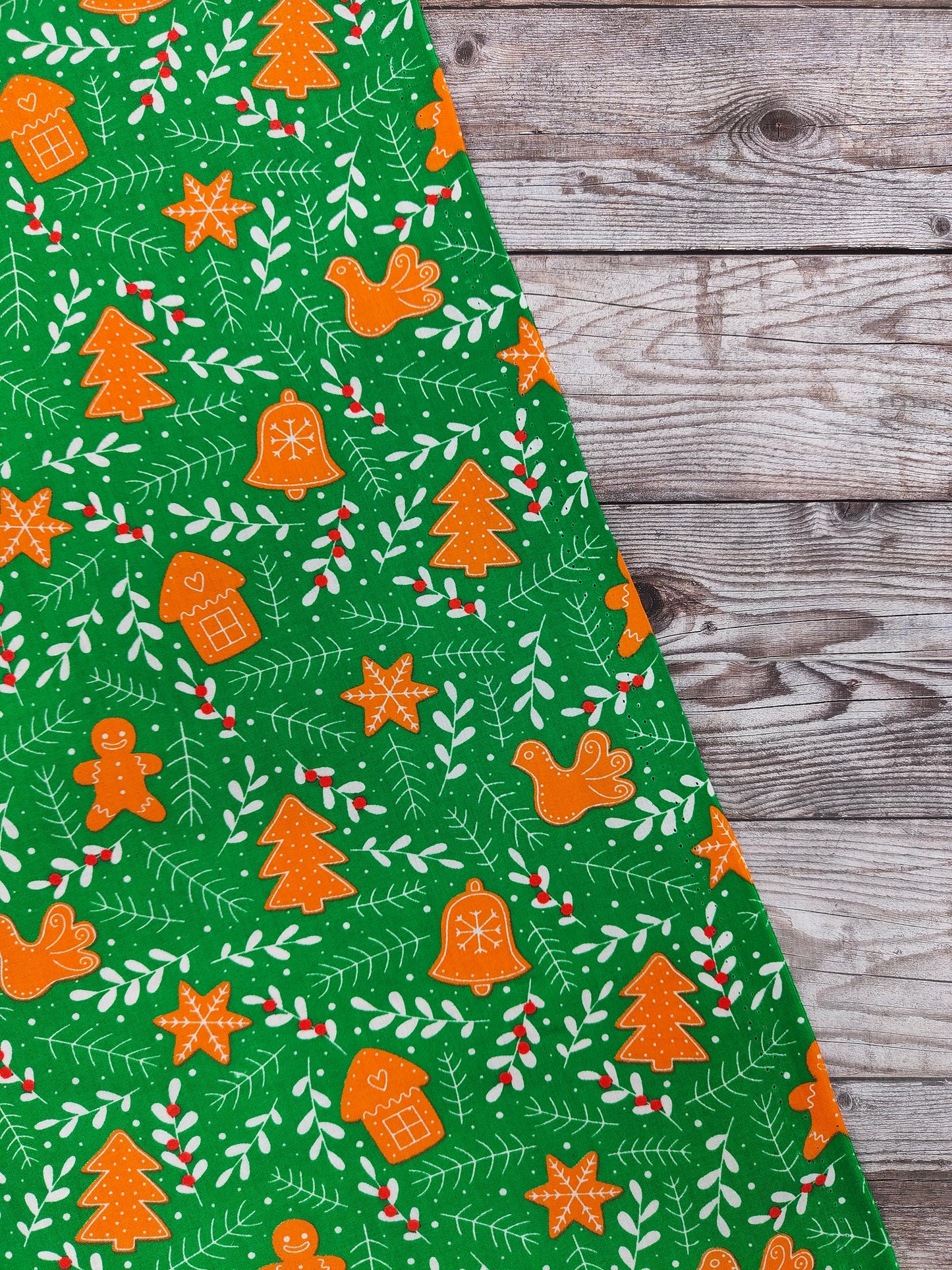 Kiss a Ginger Christmas Polycotton