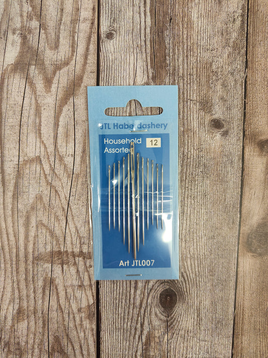 Assorted Sewing Needles pk 12