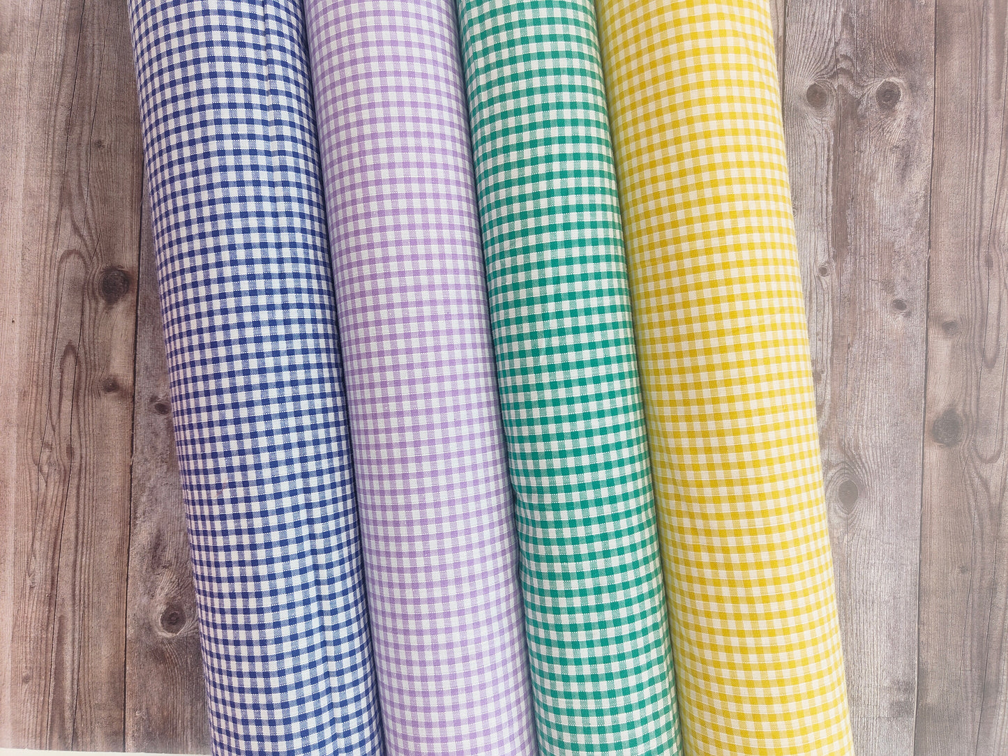 Yellow 1/8 Gingham Cotton