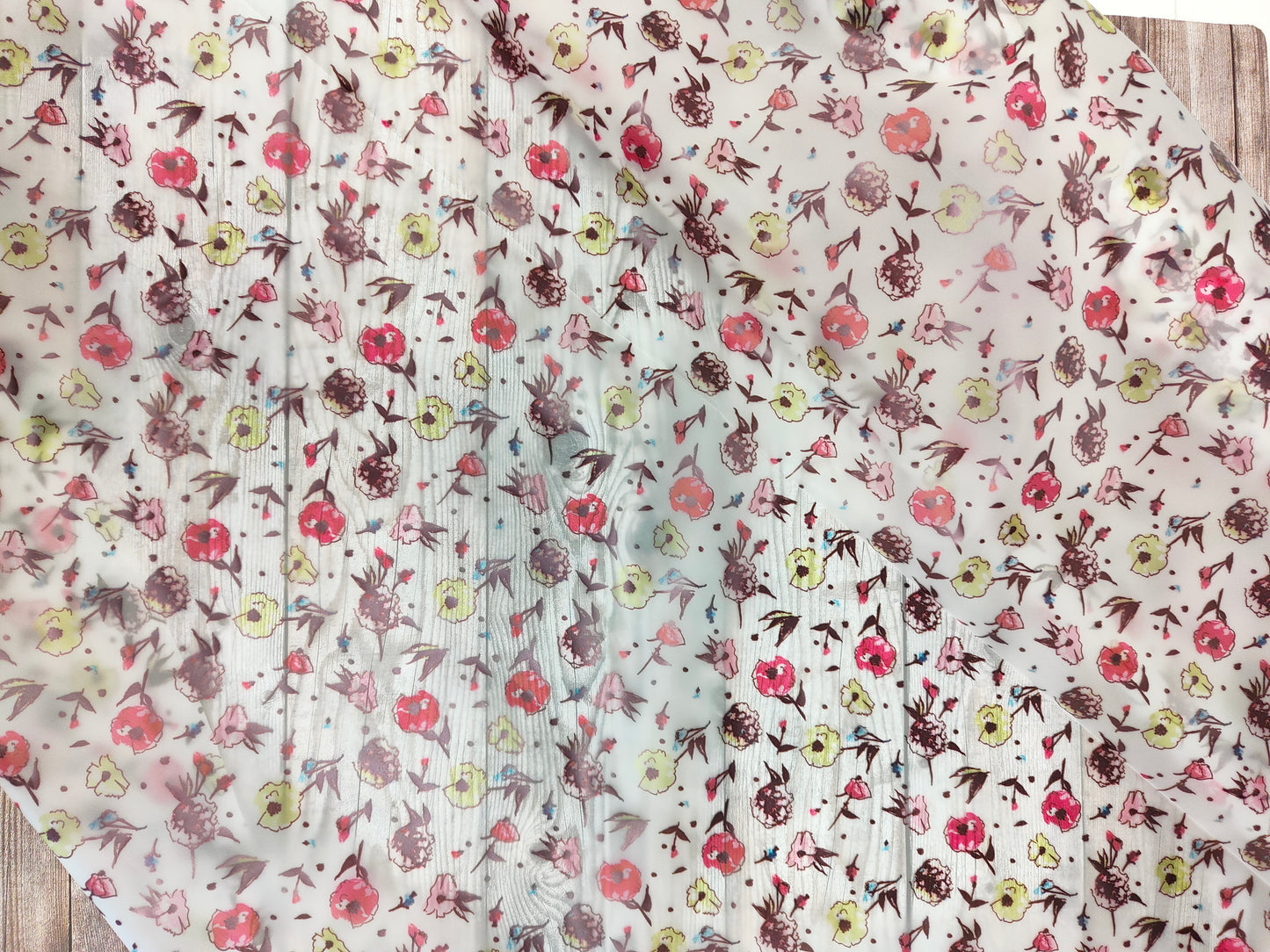 Waterproof Frosted Floral TPU