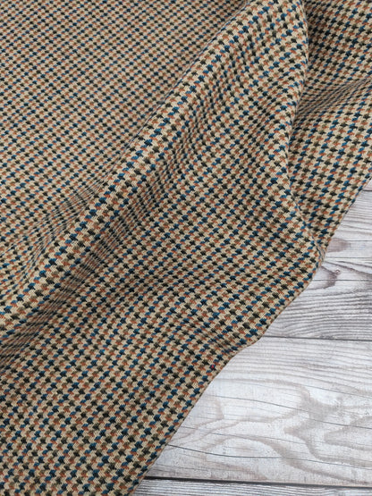 Ditsy Dogtooth Wool Blend