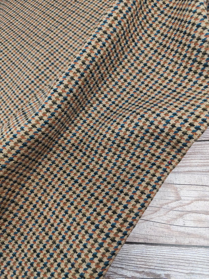 Ditsy Dogtooth Wool Blend