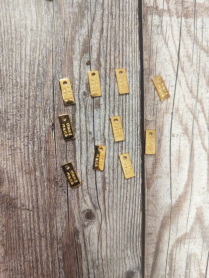 Gold Handmade Charm