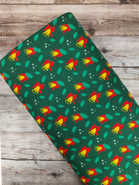 Christmas Bells Cotton Jersey