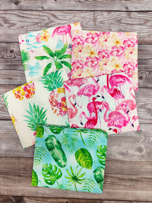 Flamingo Resort Fat Quarters Bundle