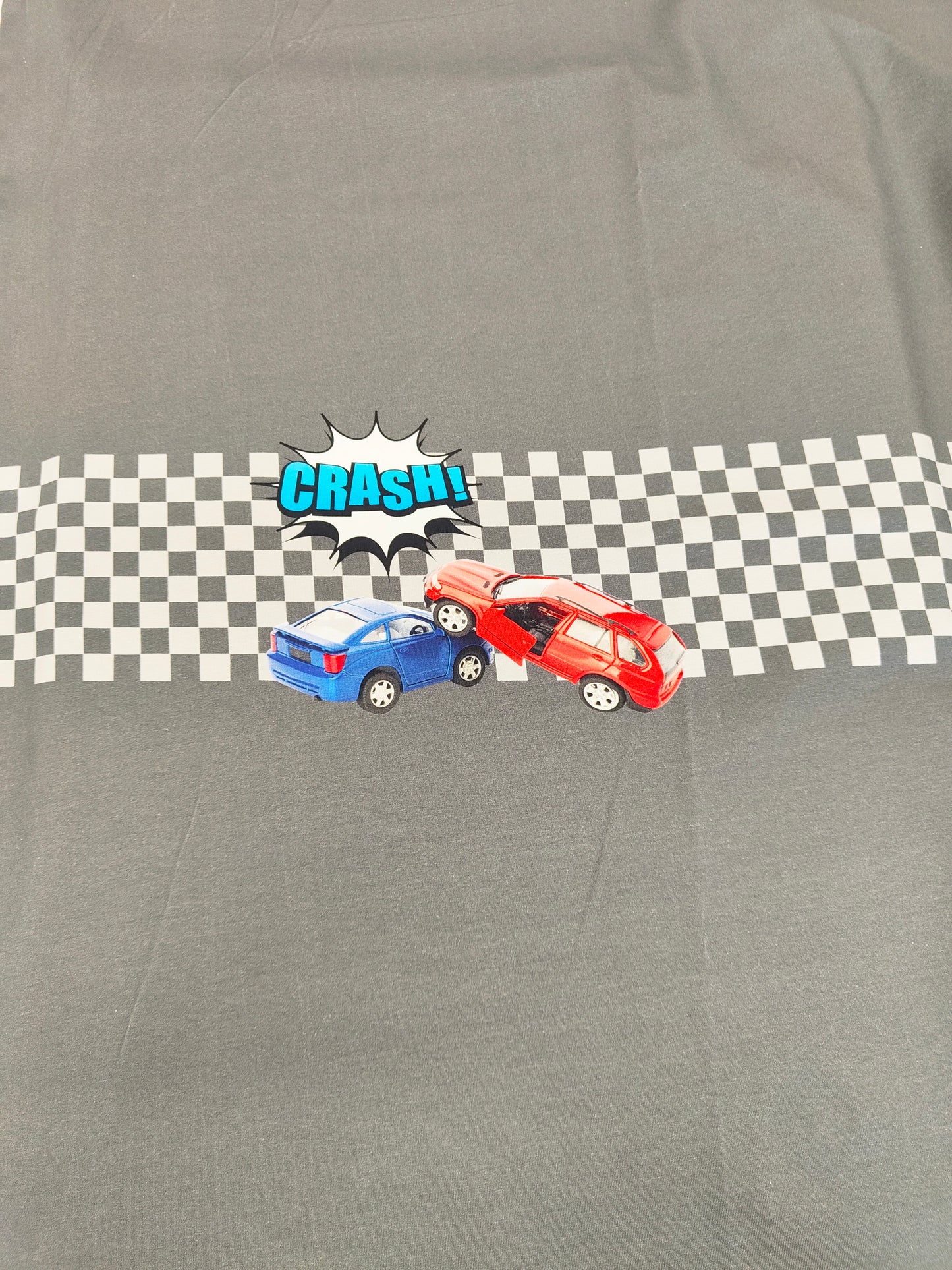 Car Crash Cotton Jersey Set of 3 Panels