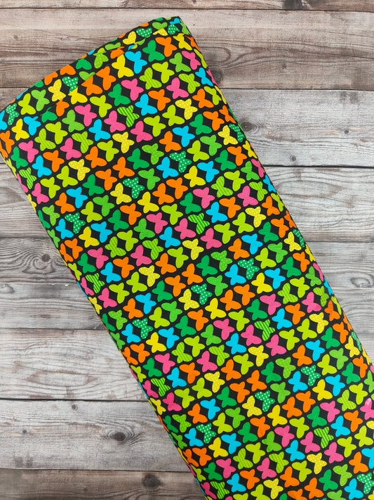 Bright Butterflies Cotton