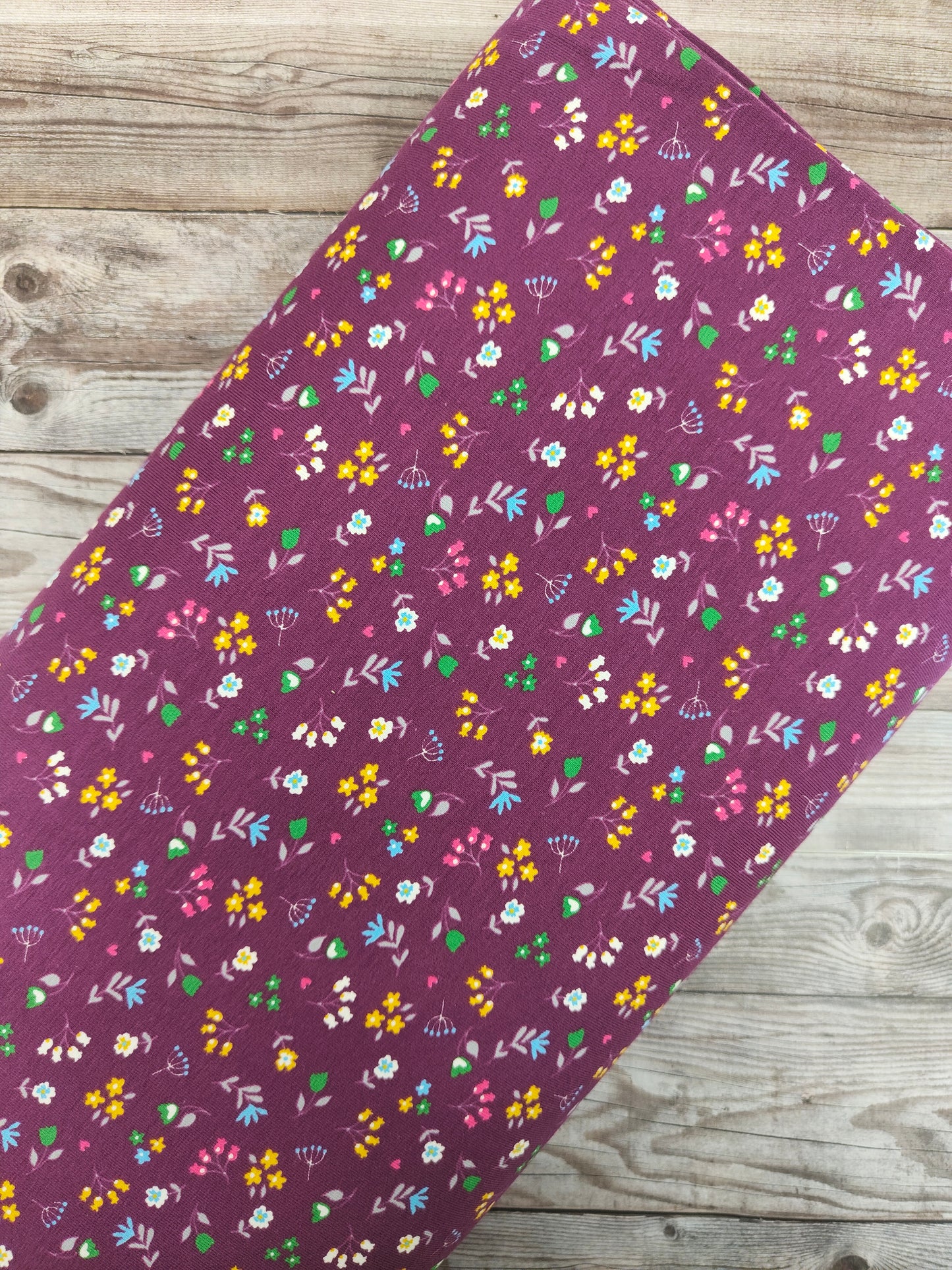 Dainty Flowers Cotton Jersey