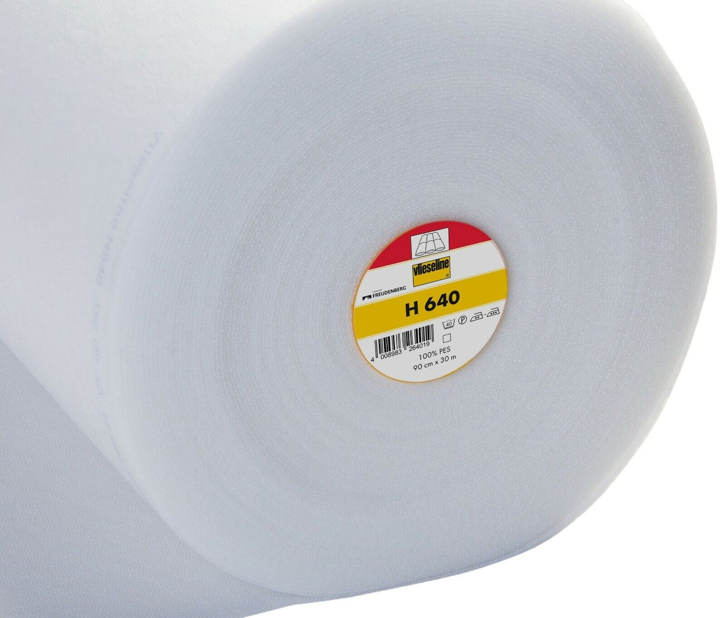 H640 Vlieseline Volume Fleece Thick White Iron-On